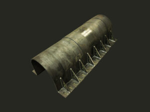 WIDE HOLD DOWN CLAMP WITH GUSSETT